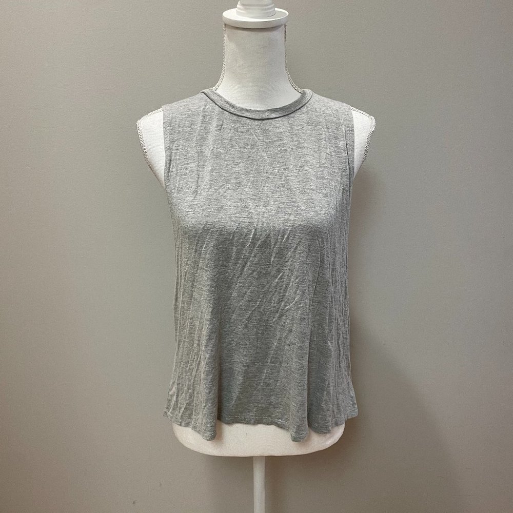 Forever21 Light Grey Open Back Tank